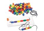 Juego de formas, colores y secuencias con cordones (LER0139)