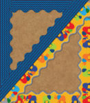 Borde de pizarra elefantes dos caras (CD108206)