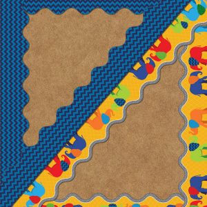 Borde de pizarra elefantes dos caras (CD108206)