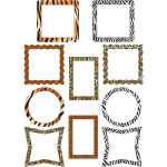 Distintivos de imágenes Animal Prints Accents (36uds)(TCR5098)