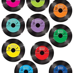 Distintivos de imágenes discos de acetato (30 uds) (TCR5269)