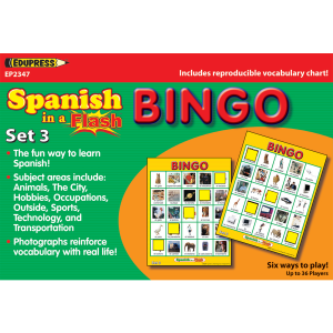 Bingo de vocabulario #3 (ESP) (TCR62347)