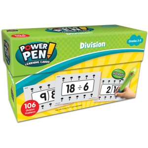 Tarjetas de aprendizaje: Divisiones (TCR6460)