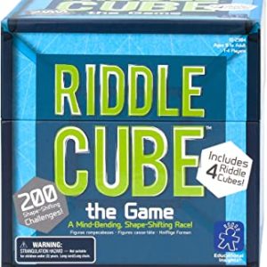 Juego de tarjetas de desafíos con cubos enigma - Riddle Cube (EI2904)