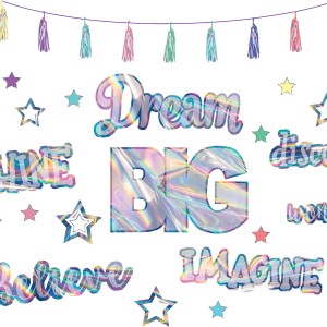 Mural Iridescent Dream Big (TCR8737)