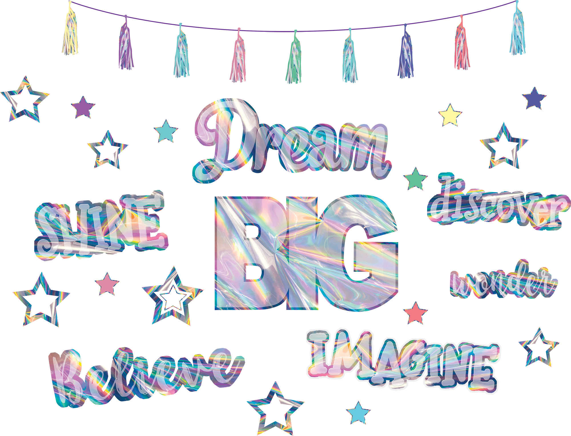 Mural Iridescent Dream Big (TCR8737)