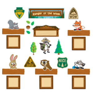 Mini mural de guarda bosques (ING) (TCR3560)