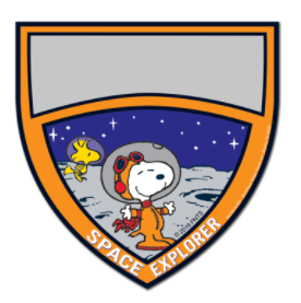 Distintivo Snoopy astronauta (EU841601)