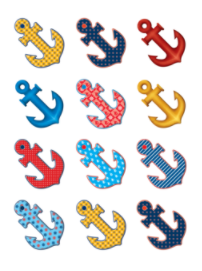 Distintivos pequeños anclas (36 uds) (TCR5370)