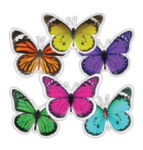 Distintivos de mariposas extra grandes (CD120566)