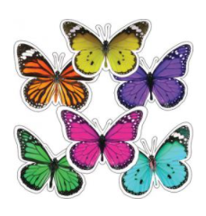 Distintivos de mariposas extra grandes (CD120566)