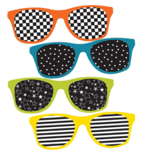 Distintivos pequeños de anteojos (CD120210)