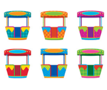 Distintivos pequeños góndola (36 uds) (T10892)