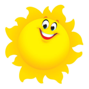 Distintivos de imágenes Soles felices (36 uds) (T10091)