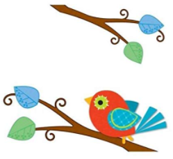 Distintivo adhesivo diseño pájaro boho (CD150022)