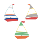 Distintivos pequeños Veleros (CD120521)