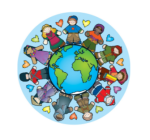 Decoración de dos caras culturas planeta (móvil)(38x38cm) (DJ688020)