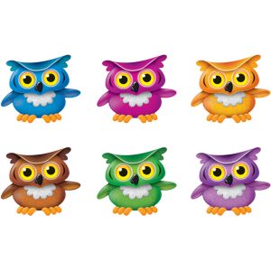 Distintivos pequeños búhos variado (36 uds) (T10875)