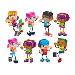 Recortes grandes Niños - BlockStars (36 uds) (T10618)