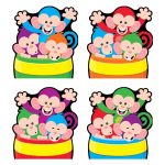 Recortes de imágenes monos barriles (36 uds) (T10993)