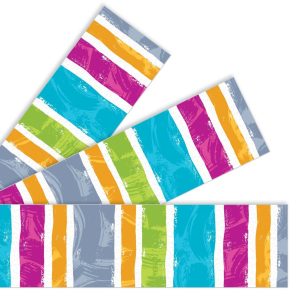 Borde de pizarra linea de colores (10,89 metros) (T85610)