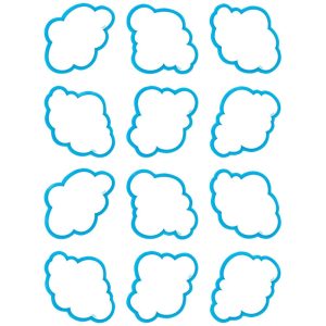 Distintivos pequeños nubes (30 uds) (TCR5533)