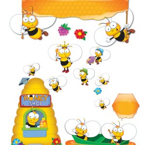 Mural de panal de abejas Buzz–Worthy Bees (CD110280)