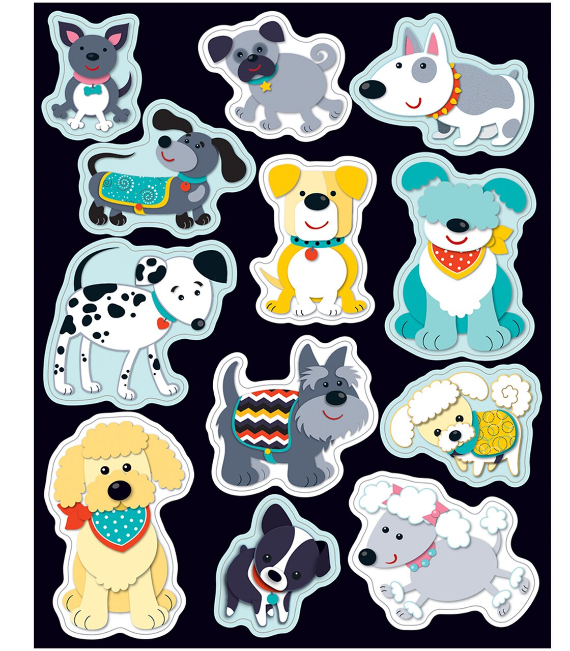 Calcomanias de perros (CD168157)