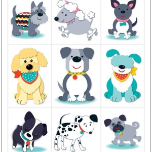 Calcomanias de perros hot diggity (CD168172)