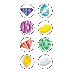Calcomanías joyas (528 Stickers) (TCR1815)