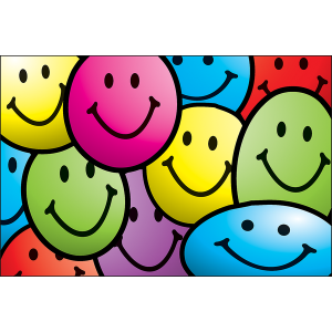 Tarjetas postal de caritas felices 25uds (TCR1965)