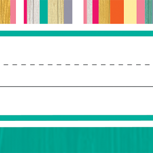 Línea para nombre tropical (30 uds)(8,89 x 29,21 cm) [TCR2674]