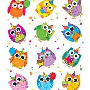 Calcomanias de búhos celebrando (CD168145)