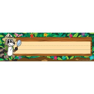 Línea para nombre guarda parques (36 uds) (8,89 x 29,21 cm)  [TCR3473]