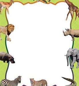 Afiche diseño animales (TCR7751)