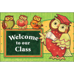 Tarjetas postal de welcome to our class buho 25uds (TCR4424)