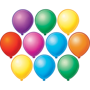 Distintivos de imágenes globos (TCR4592)