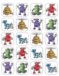 Calcomanías Robots (Stickers) (TCR5254)