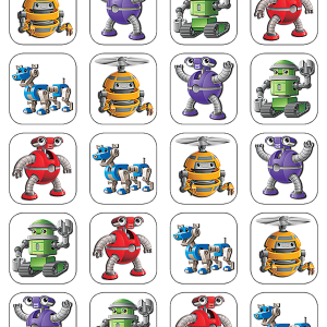 Calcomanías Robots (Stickers) (TCR5254)