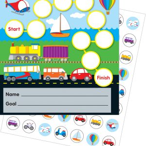 Modificadores de conducta con calcomanías medios transporte (36 uds) [KE848001]