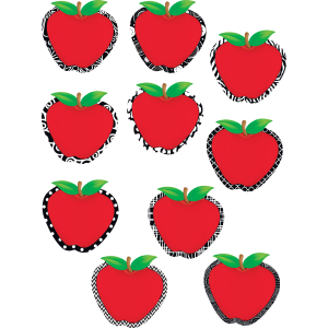 Distintivos de imágenes manzanas (30uds)(TCR5483)