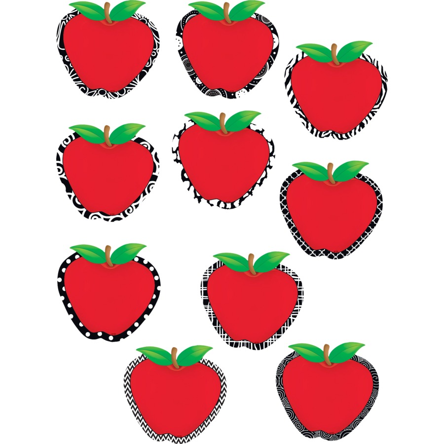 Distintivos de imágenes manzanas (30uds)(TCR5483)