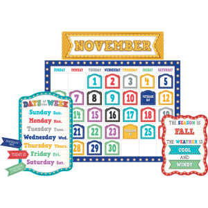 Calendario diseño marquesina en ingles (TCR5636)