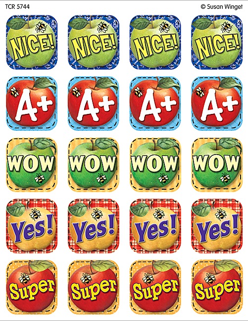 Calcomanías palabras inspiradoras (ING)(20 stickers) (TCR5744)