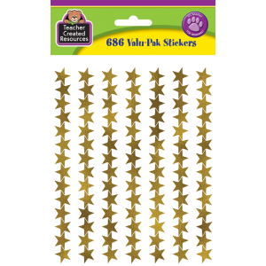 Calcomanias de estrellas brillantes (686 stickers) (TCR5799)