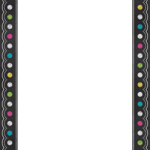 Hojas para imprimir negro con puntos colores (TCR5837)