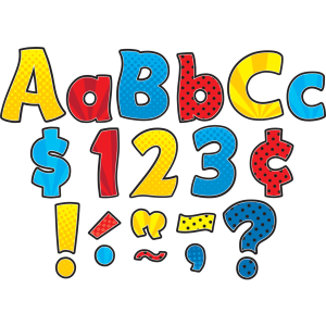 Letras, números y símbolos para rotular. Super héroe (TCR5845)