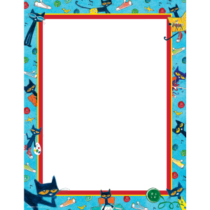 Hojas para imprimir gato Pete (TCR63940)