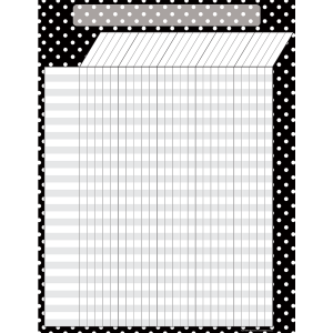 Afiche Negro puntos (Modificador de conducta)(43x56cm) (TCR7604)