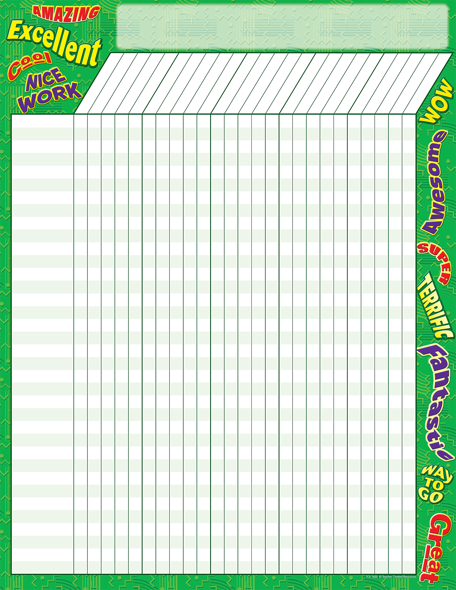 Afiche palabras positivas (Modificador de conducta) (TCR7620)